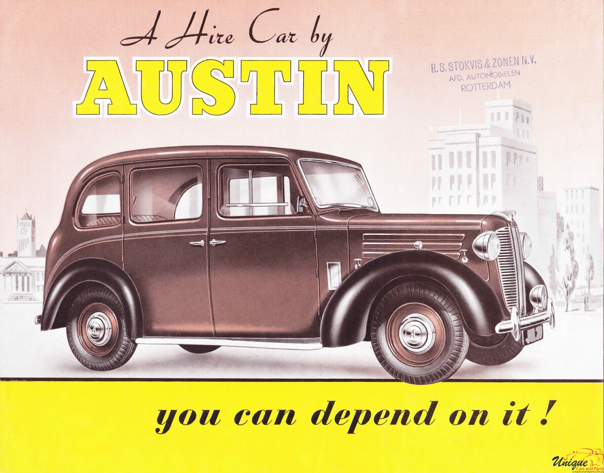 1951 Austin FX Hire-Car Brochure